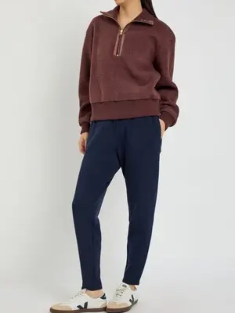Varley Roselle Half-Zip Fleece Pullover Size XS